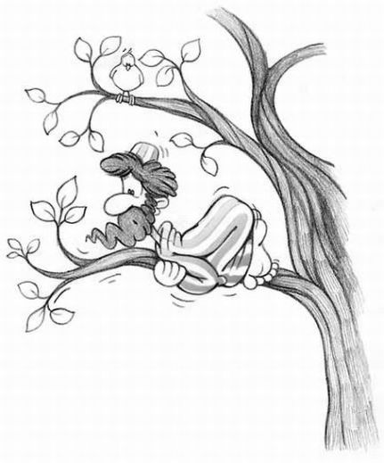 zacchaeus bible story coloring pages - photo #45